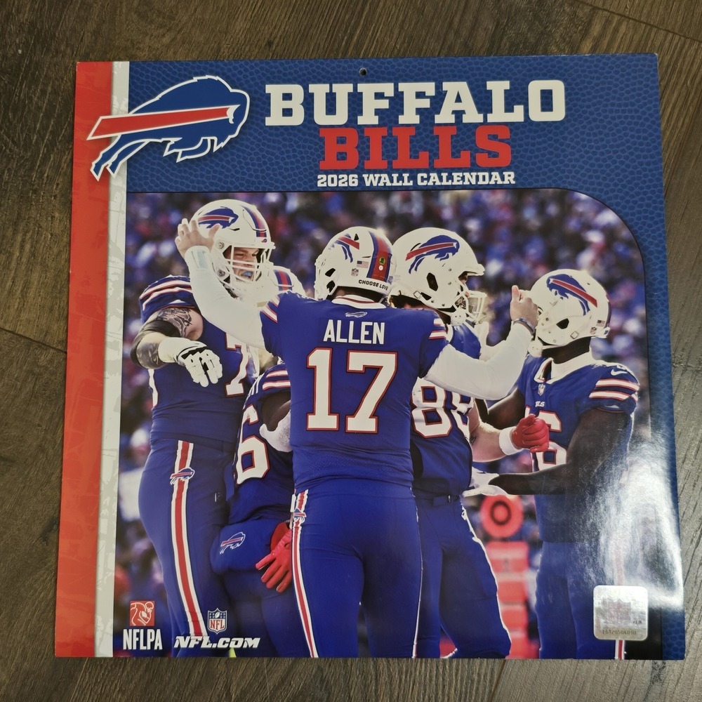 Buffalo Bills 2026 12x12 Team Wall Calendar Wall by Turner Sports
